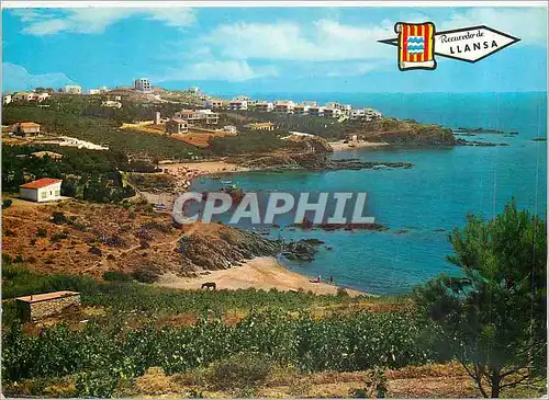 Cartes postales moderne Llansa Costa Brava la Farella un Coin Cote Brava