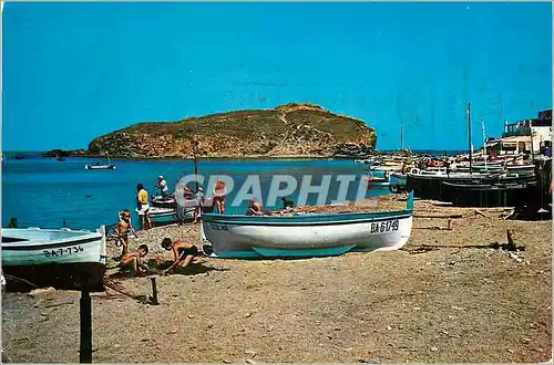 Cartes postales moderne Llansa Costa Brava Plage Bateaux