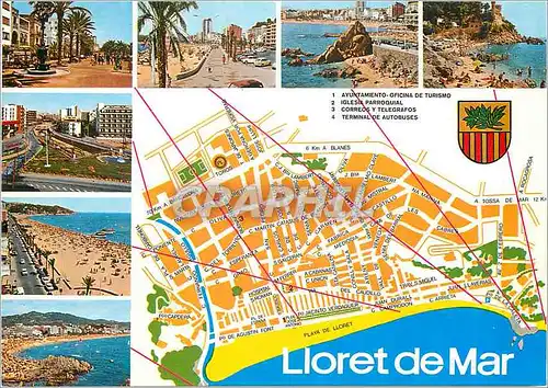 Cartes postales moderne Lloret de Mar Costa Brava