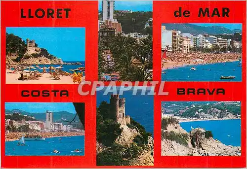 Cartes postales moderne Lloret de Mar Costa Brava