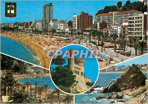 Cartes postales moderne Lloret de Mar (Costa Brava) Place Touristique