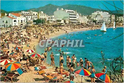 Cartes postales moderne Lloret de Mar Costa Brava Plage Vue Partielle