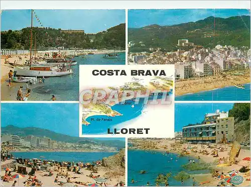 Cartes postales moderne Lloret de Mar Costa Brava