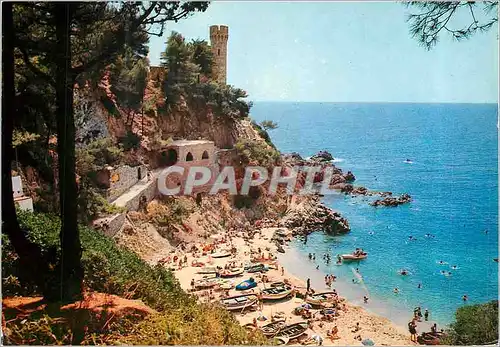 Moderne Karte Lloret de Mar Costa Brava la Caleta