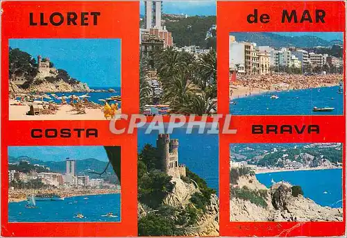 Cartes postales moderne Lloret de Mar Costa Brava