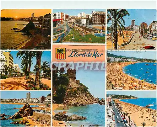 Cartes postales moderne Lloret de Mar Costa Brava