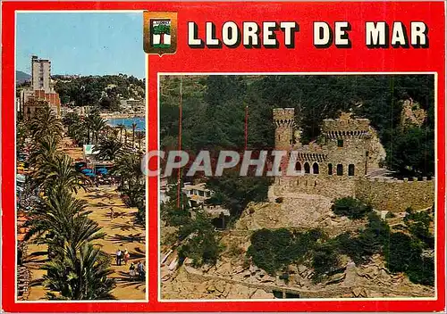 Moderne Karte Lloret de Mar (Costa Brava) Divers Aspects