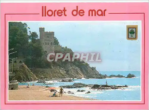 Moderne Karte Lloret de Mar (Costa Brava)