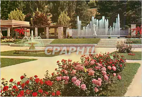 Cartes postales moderne Madrid Parque del Oeste Rosaleda Parc de l'Ouest la Roseraie