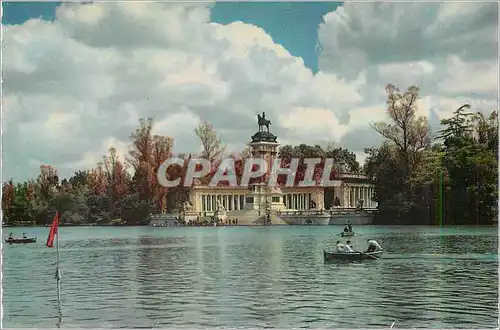 Cartes postales moderne Madrid Parc du Retiro Bassin