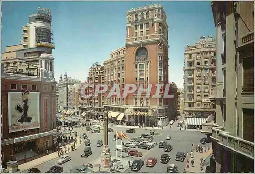 Cartes postales moderne Madrid Place du Callao