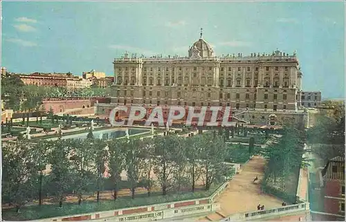 Cartes postales moderne Madrid Palacio Real y Jardines de Sabatini