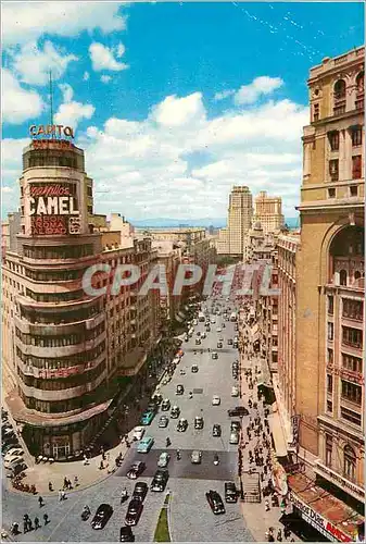 Cartes postales moderne Madrid Edifice du Capitol et Avenue Joseph Antoine Camel