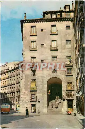 Moderne Karte Madrid l'Arc de Cuchilleron