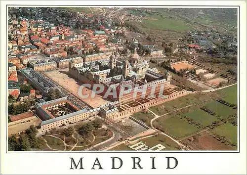 Cartes postales moderne Madrid Monasterio de San Lorenzo de El Escorial (Vista Aerea)