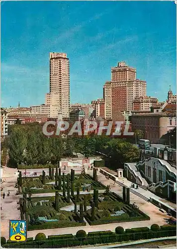 Cartes postales moderne Madrid Jardins de Sabatini
