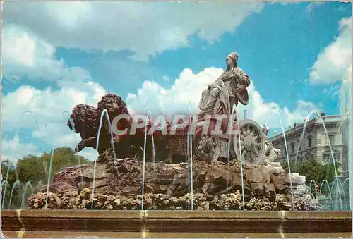 Cartes postales moderne Madrid Fontaine de la Cybele