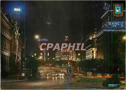 Cartes postales moderne Madrid Rue d'Alcala
