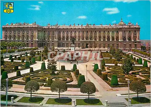 Moderne Karte Madrid Palais Royal