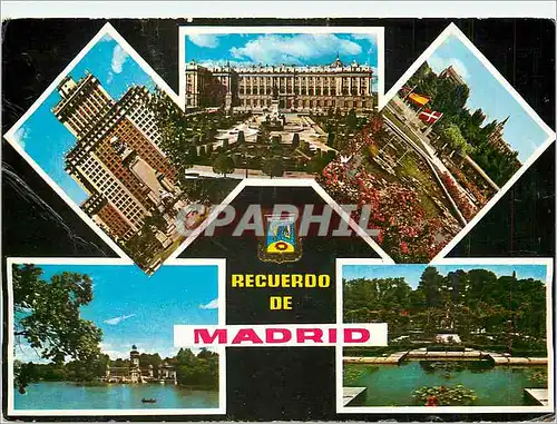 Cartes postales moderne Madrid Estanque del Rotiro