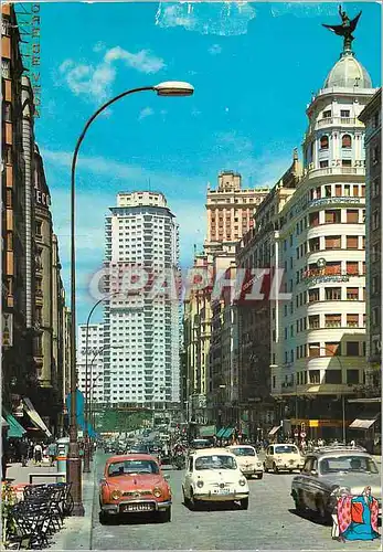 Moderne Karte Madrid Avenue Jose Antonio