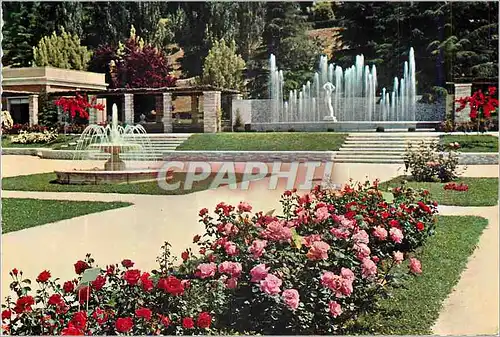 Cartes postales moderne Madrid Parc de l'Ouest la Roseraie