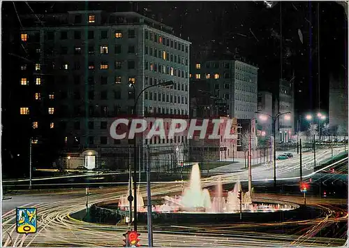 Cartes postales moderne Madrid Modernes Ministeres Vue Nocturne