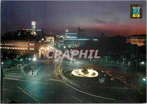 Cartes postales moderne Madrid la Cibeles et Rue Alcala