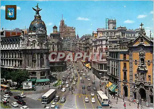 Cartes postales moderne Madrid le Phenix et Avenue Jose Antonio