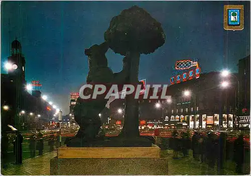 Cartes postales moderne Madrid Monument au Oso et El Madrono Ours