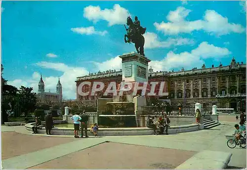 Cartes postales moderne Madrid Palais Royal