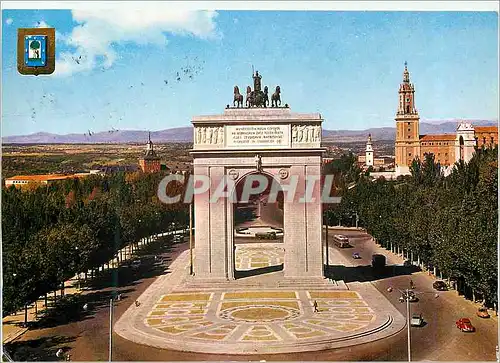 Moderne Karte Madrid Arc de la Victoire