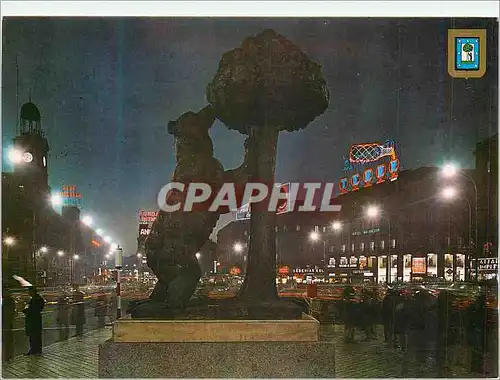 Cartes postales moderne Madrid Monument au Oso et El Madrono Ours