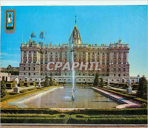Moderne Karte Madrid Palais Royale