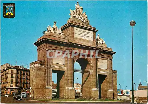 Moderne Karte Madrid Porte Toledo