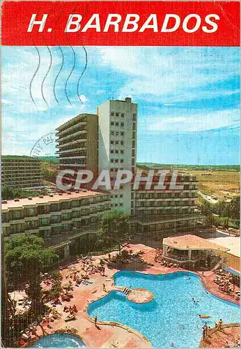 Moderne Karte Mallorca Magaluf Hotel Barbados