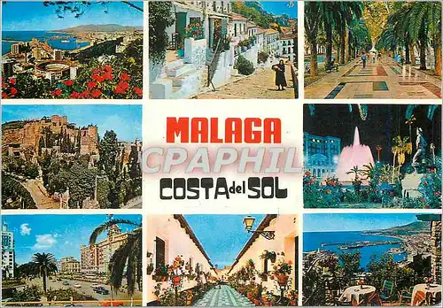 Cartes postales moderne Malaga Costa Del Sol