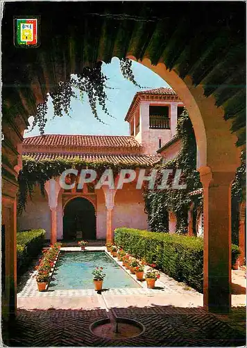 Cartes postales moderne Malaga Alcazaba Etang du Palais