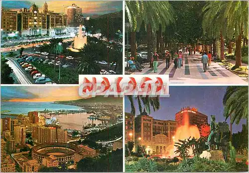 Cartes postales moderne Malaga Costa Del Sol Vues Diverses