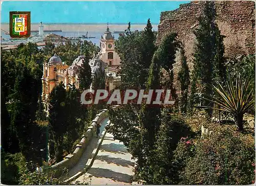 Cartes postales moderne Malaga (Costa Del Sol) Descente du Chateau