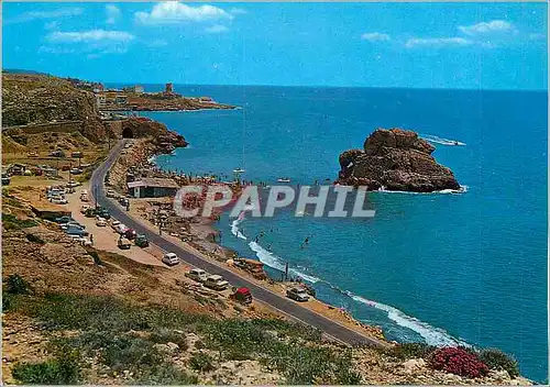 Cartes postales moderne Malaga (Costa Del Sol) Rocher le Corbeau