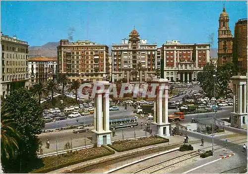 Cartes postales moderne Malaga (Costa Del Sol) Place de Queipo de Llano