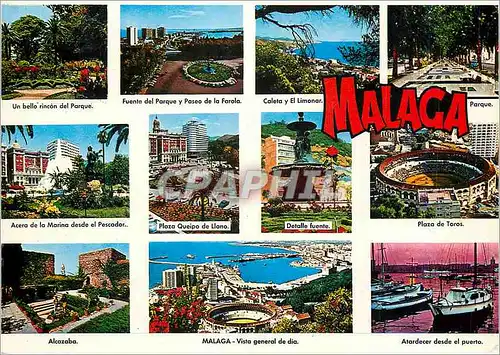 Cartes postales moderne Malaga (Costa del Sol) Bateaux