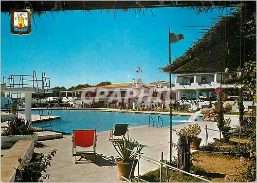 Cartes postales moderne Marbella (Costa del Sol) Piscine et Salle a Manger