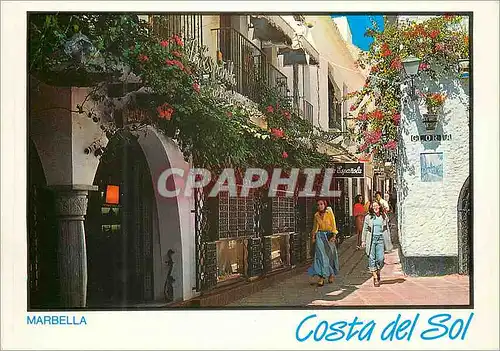 Moderne Karte Marbella (Costa del Sol) Rue Gloire