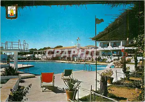 Cartes postales moderne Marbella (Costa del Sol) Piscine et Salle a Manger