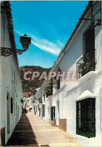 Moderne Karte Costa del Sol Mijas Rue de San Sebastian