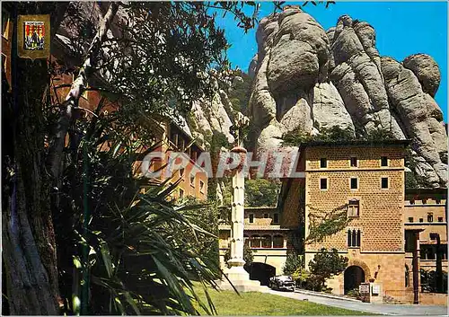 Moderne Karte Montserrat Detail du Quartier Gothique