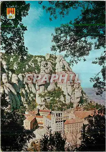 Cartes postales moderne Montserrat Vue du Sanctuaire depuis Fray Garl