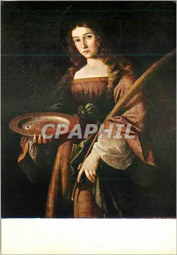 Moderne Karte Pinacoteca de Montserrat Sta Lucia Francisco Zurbaran (1598 1664)